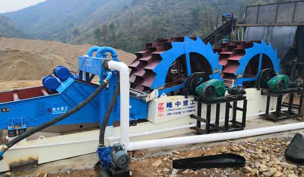 sand washing machine