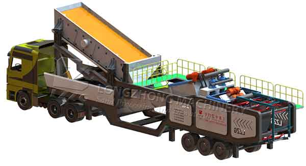  mobile sand wash plant