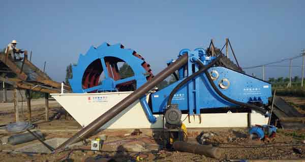 sand washing machine