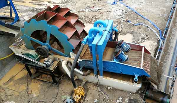  Sand washing dewatering and recycling integrated machine
