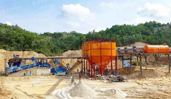vietnam quartz sand production line case