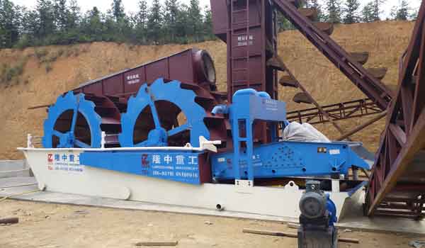 sand washing machine