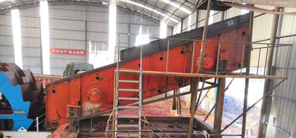 Circular vibrating screen