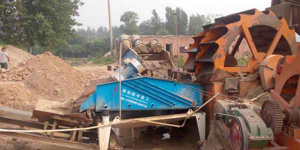 Dewatering screen and sand washer