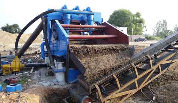 Dewatering Type Fine Sand Recovery Machine